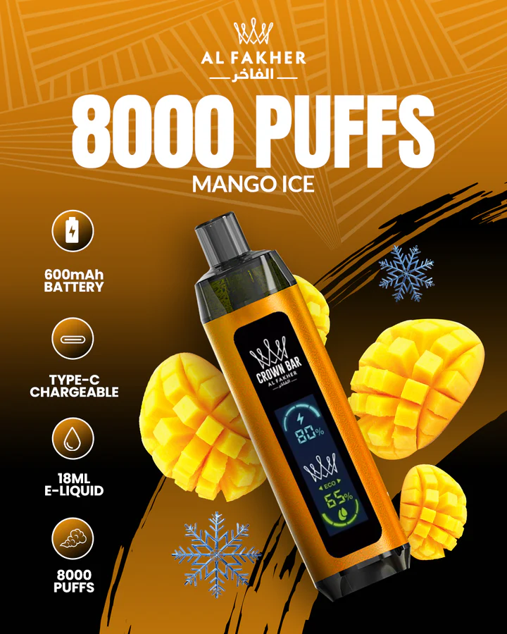 Bar 8000 Dual Mango Ice