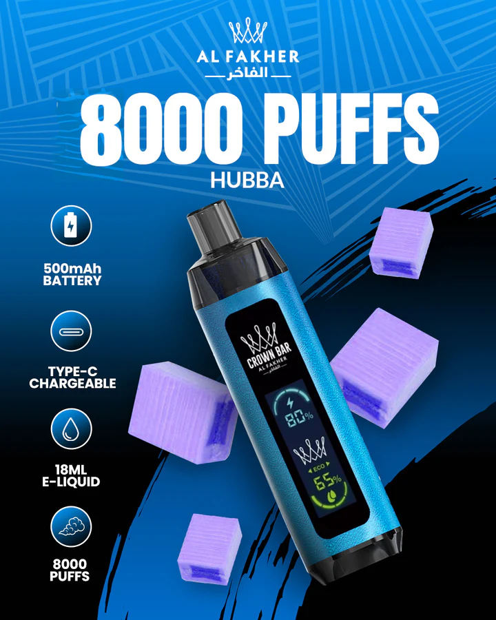 Crown Bar 8000 Dual Hubba